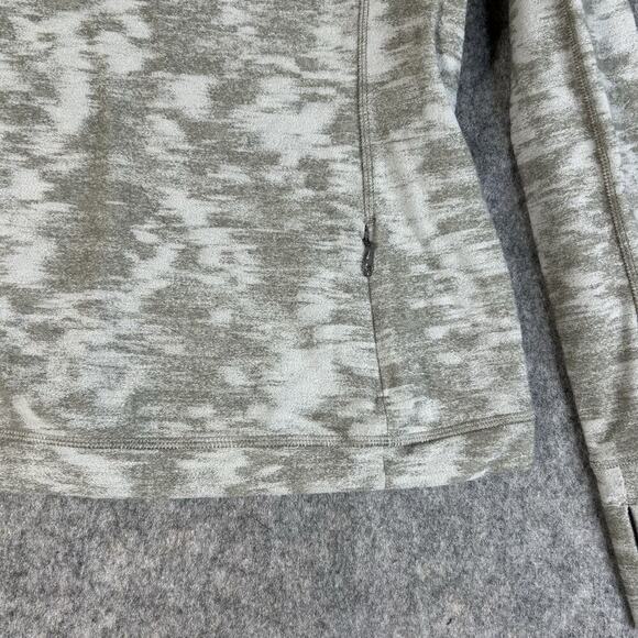 Lululemon Its Rulu Run Women’s 6 1/4 Zip Shirt Data Rush Mini Jacquard Slim Fit - Picture 4 of 10